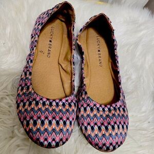 Lucky Brand Elilysia Ballet leather Slip On  Flats🌴